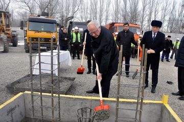 Bişkekdə Azərbaycan-Qırğızıstan dostluq parkının təməli qoyulub