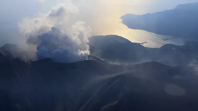 На юге Японии произошло извержение вулкана 
