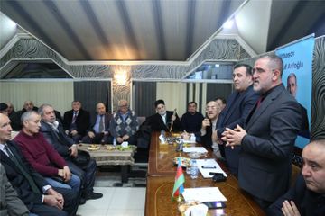Deputatlığa namizəd Rauf Arifoğlunun seçki qərargahının geniştərkibli iclası keçirilib - FOTO