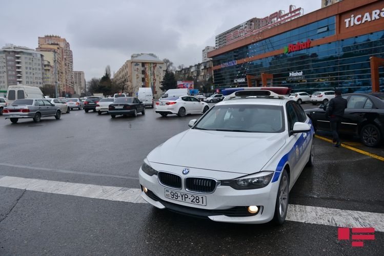 Baku Traffic Police appeals to drivers on rainy weather condition