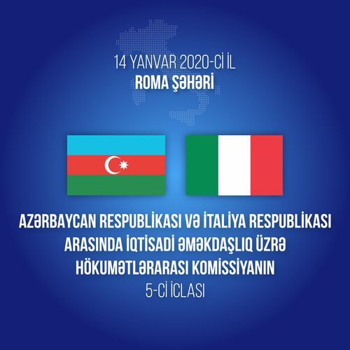 Meeting of Azerbaijan-Italy intergovernmental commission on the economic cooperation to be held in Rome