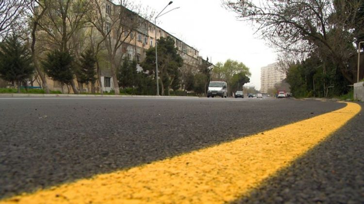 AAYDA: Ötən il Bakıda ümumi uzunluğu 301,5 km şəhər yolları yenidən qurulub və təmir olunub