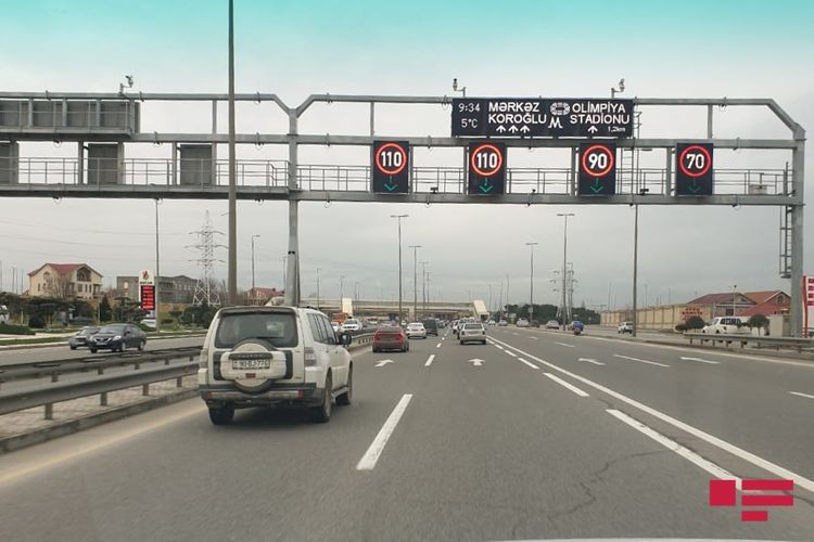 Speed limit reduced to 110 km/h in Heydar Aliyev avenue in Baku since today