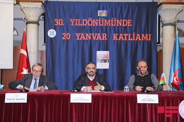 İstanbulda 20 Yanvar şəhidləri yad edilib - FOTO