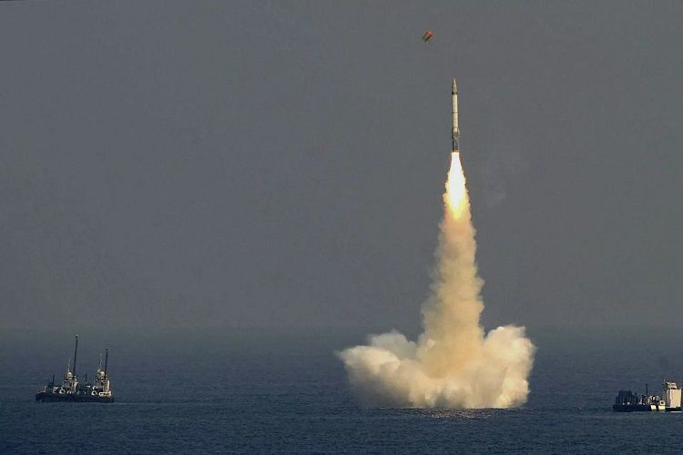 Индия испытала баллистическую ракету для подлодок