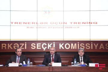 Milli Məclisə seçkilərlə əlaqədar aşağı seçki komissiyaları üçün treninqlər başlayıb