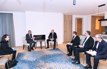 Prezident İlham Əliyev “Procter and Gamble Europe” şirkətinin rəhbəri ilə görüşüb