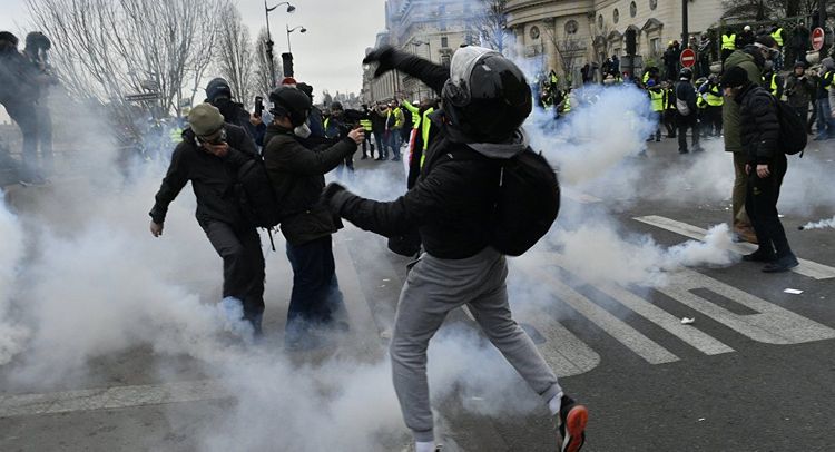 France bans the use of tear gas grenades against protesters after demonstrators maimed