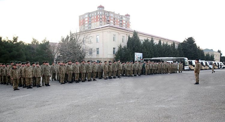 Проверяется готовность войск азербайджанской армии