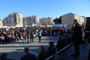 ®  Rauf Arifoğlunun seçicilərlə möhtəşəm görüşü baş tutub - FOTOSESSİYA - VİDEO