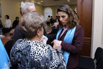 ®Sevinc Fətəliyeva Suraxanı rayonunda yaşayan müxtəlif xalqların nümayəndələri ilə görüşüb 