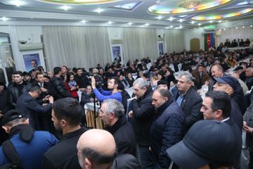 ® Rauf Arifoğlunun möhtəşəm görüşü - Seçicilər: “Biz seçimimizi etmişik..."  - FOTO - VİDEO