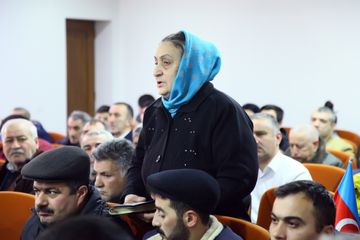 ® Könül Nurullayeva Qarabağ müharibəsi əlilləri, veteranları, şəhid ailələri  və Çernobıl əlilləri ilə görüşlər keçirib