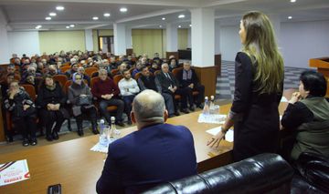 ® Könül Nurullayeva Qarabağ müharibəsi əlilləri, veteranları, şəhid ailələri  və Çernobıl əlilləri ilə görüşlər keçirib