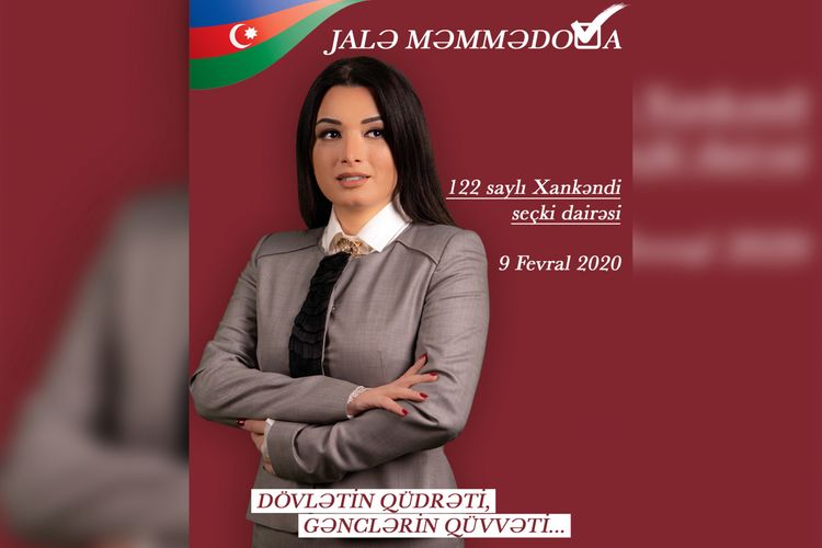 ® 122 saylı Xankəndi seçki dairəsindən deputatlığa namizəd Jalə Məmmədova seçicilərlə görüşlərini davam etdirir