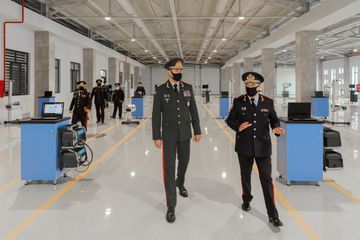 Bakıda polis idarəsi və polis bölməsinin yeni inzibati binalarının açılışı olub