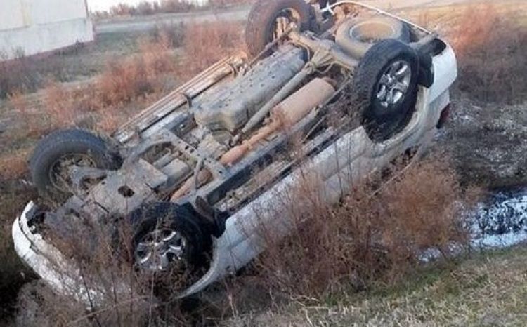 Car rollover in Azerbaijan