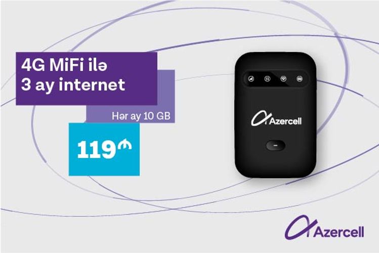 Azercell launches new 4G MiFi campaign ®