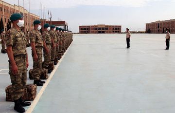 Əfqanıstandakı sülhməramlılarımızın bir qrupu Azərbaycana qayıdıb