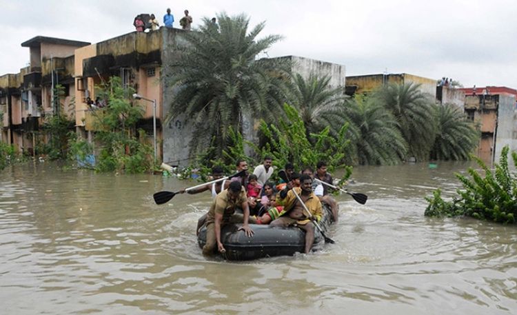 Около 60 человек погибли на северо-востоке Индии из-за наводнения