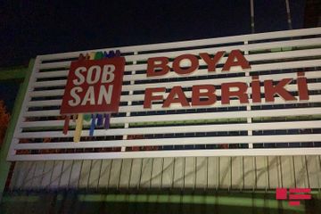 Binəqədi rayonunda "Sobsan" boya fabrikindəki yanğın söndürülüb - FOTO - VİDEO - YENİLƏNİB - 10