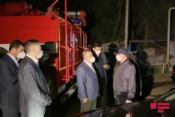 Binəqədi rayonunda "Sobsan" boya fabrikindəki yanğın söndürülüb - FOTO - VİDEO - YENİLƏNİB - 10