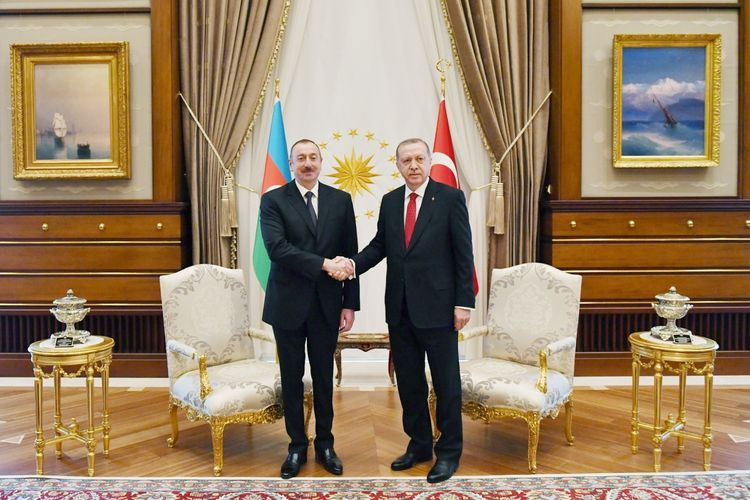 Президент Ильхам Алиев поблагодарил Реджепа Тайипа Эрдогана