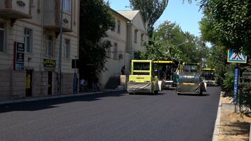 Biləcərinin mərkəzi küçələrindən biri əsaslı şəkildə təmir edilir
