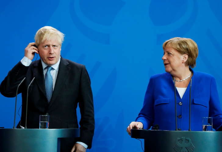 UK would leave the EU on Australia terms if no deal reached, Johnson tells Merkel