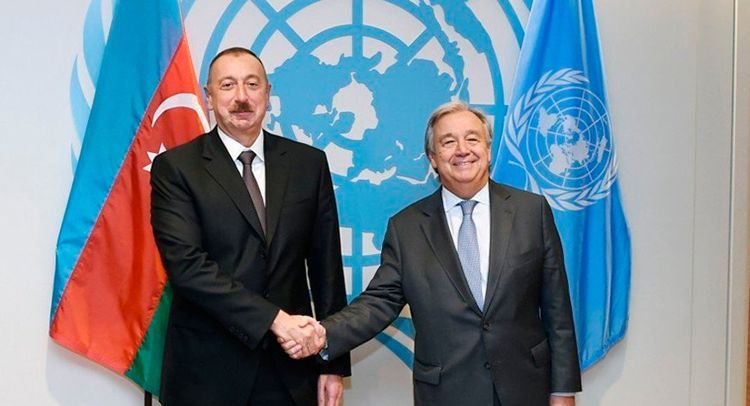 Telephone conversation held between Azerbaijani President Ilham Aliyev and UN Secretary-General Antonio Guterres