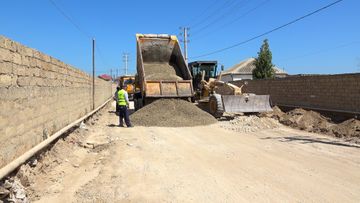 Sabunçu rayonunun Pirşağı qəsəbəsinin bütün küçələri təmir ediləcək