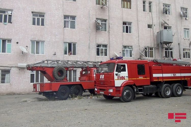 В Сумгайыте в общежитии произошел пожар