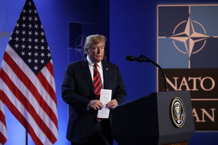 Trump says does not want US to withdraw from NATO