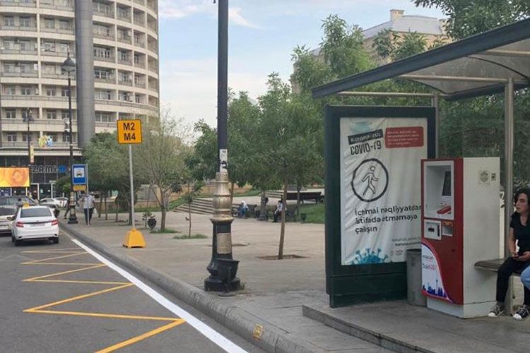 Ekspres xətlər üzrə yeni müvəqqəti dayanacaqlar müəyyən edilib