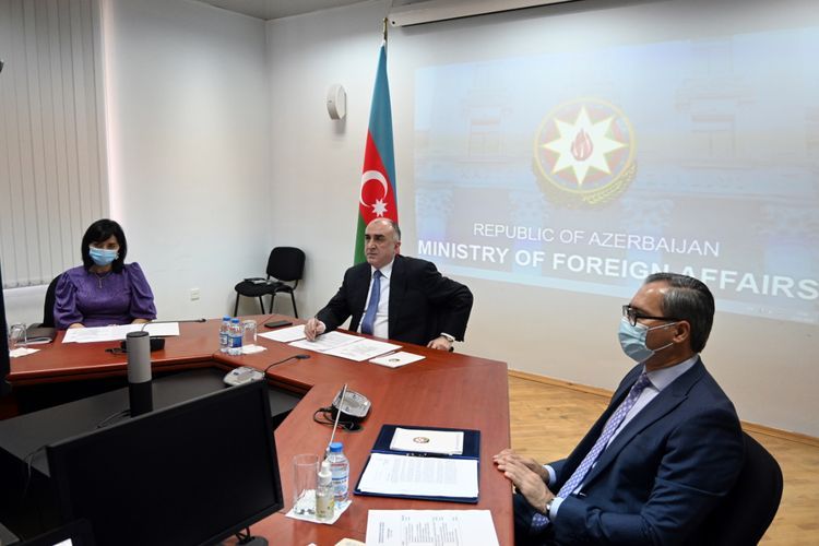 Trilateral video conference held between ministers of Foreign Affairs of Azerbaijan, Afghanistan and Turkmenistan
