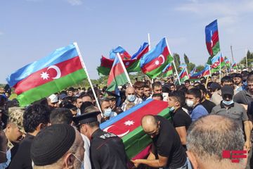 Azərbaycan Ordusunun şəhid olan zabiti dəfn olunub - YENİLƏNİB