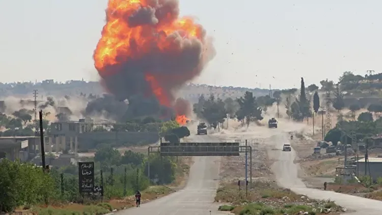 Российские и турецкие военные пострадали при подрыве колонны в Сирии