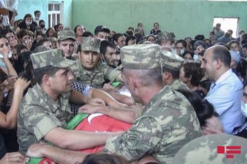 Şəhid Elçin Mustafazadə dəfn olunub