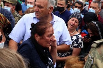 MN: Şəhid zabitlərimizlə vida mərasimi keçirilib