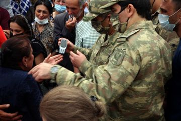 Prezident İlham Əliyev general Polad Həşimov və polkovnik İlqar Mirzəyevin ailə üzvlərinə başsağlığı verib