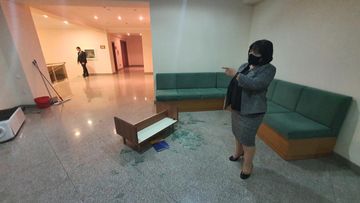 MM sədri Sahibə Qafarova parlamentə dəymiş ziyanla tanış olub