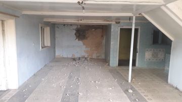 Tovuzun Dondar Quşçu kəndində evin həyətinə düşən top mərmisi partlamayıb
