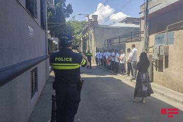 Tbilisidə Ermənistan səfirliyinin qarşısında etiraz aksiyası keçirilib - FOTO