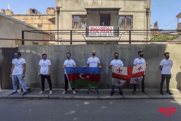 Protest held in front of Armenian Embassy in Tbilisi - PHOTO
