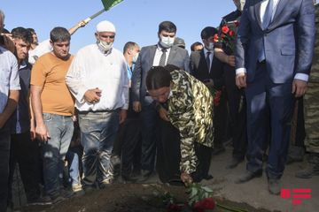 Tovuzda şəhid olan hərbçimiz Ağstafada dəfn olunub - FOTO