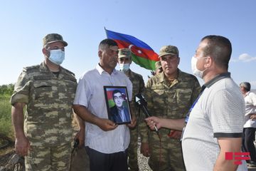 Tovuzda şəhid olan hərbçimiz Ağstafada dəfn olunub - FOTO