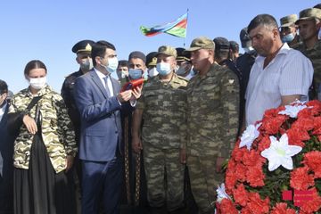 Tovuzda şəhid olan hərbçimiz Ağstafada dəfn olunub - FOTO