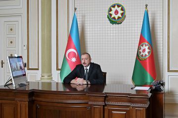 Президент Ильхам Алиев принял в формате видеоконференции Джейхуна Байрамова в связи с назначением главой МИД - ОБНОВЛЕНО