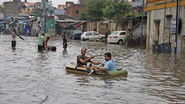 В Индии почти 80 человек погибли в результате наводнений