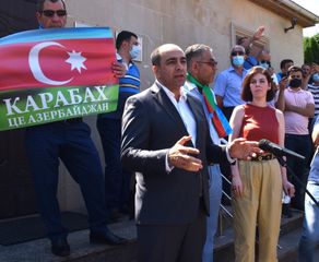 Ukraynada Azərbaycan Ordusuna dəstək aksiyası keçirilib